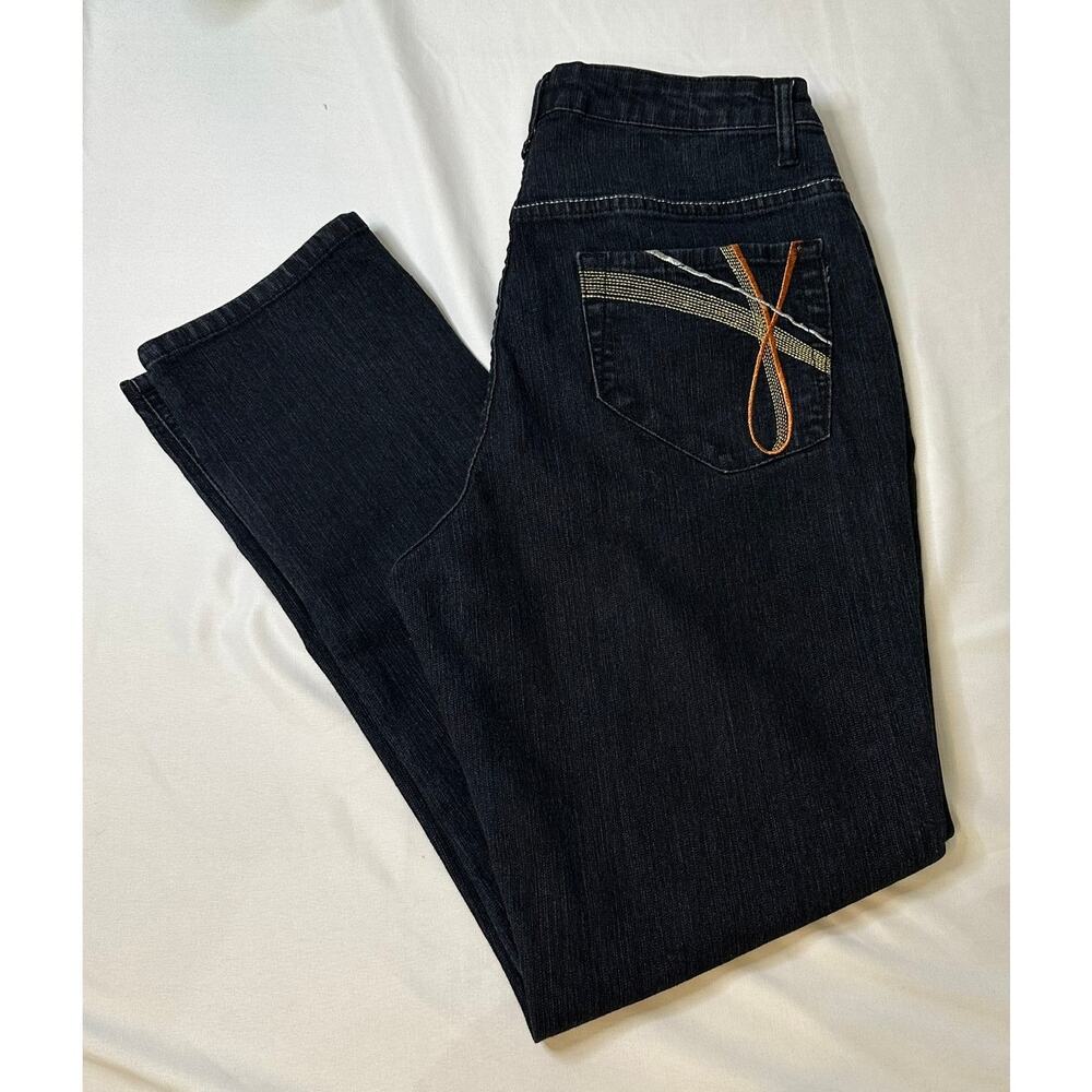 Lexi Black Dark Wash Jeans‎